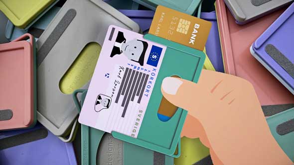 Triple Card Holder - Sundstedt Animation