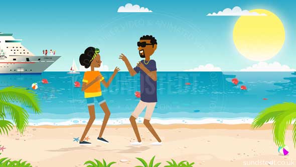 Cayman Dance Animated Music Video - Sundstedt Animation