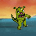 Monster 2D Character Animation Test (Dance to DnB)