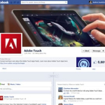 Adobe Touch Features story on their Facebook page and Twitter