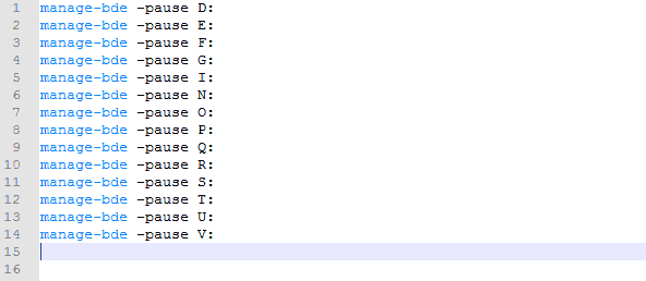5 Scripts to Unlock Lock Pause and Resume Bitlocker - Sundstedt Animation