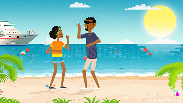 Cayman Dance Animated Music - Sundstedt Animation