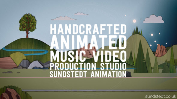 Animated music video maker