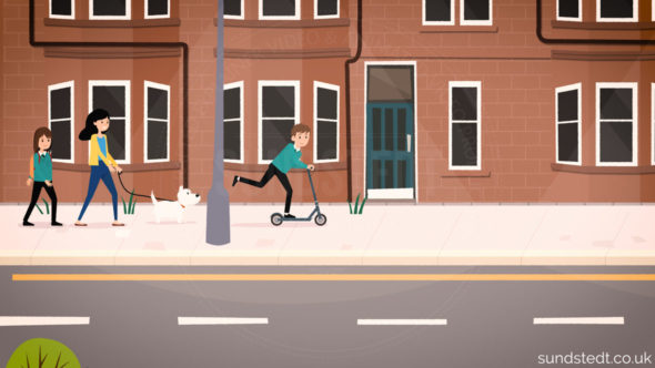 Glasgow City Council Road Safety Unit Explainer Video - Sundstedt Animation
