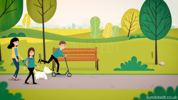 Promoting Active School Travel - Glasgow City Council - Sundstedt Animation