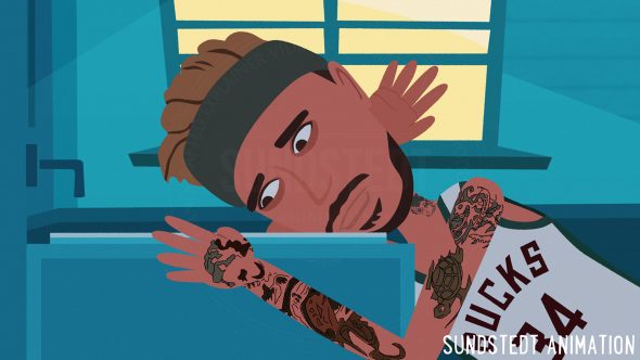 Kype Poka Animated Music Video - Sundstedt Animation - Rap Video