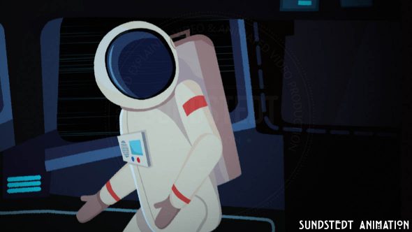 Astronaut - Dark Energy Music Video - Sundstedt Animation