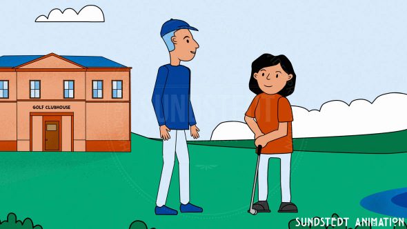 Scottish Golf 2D Animated Explainer Video - Sundstedt Animation _18