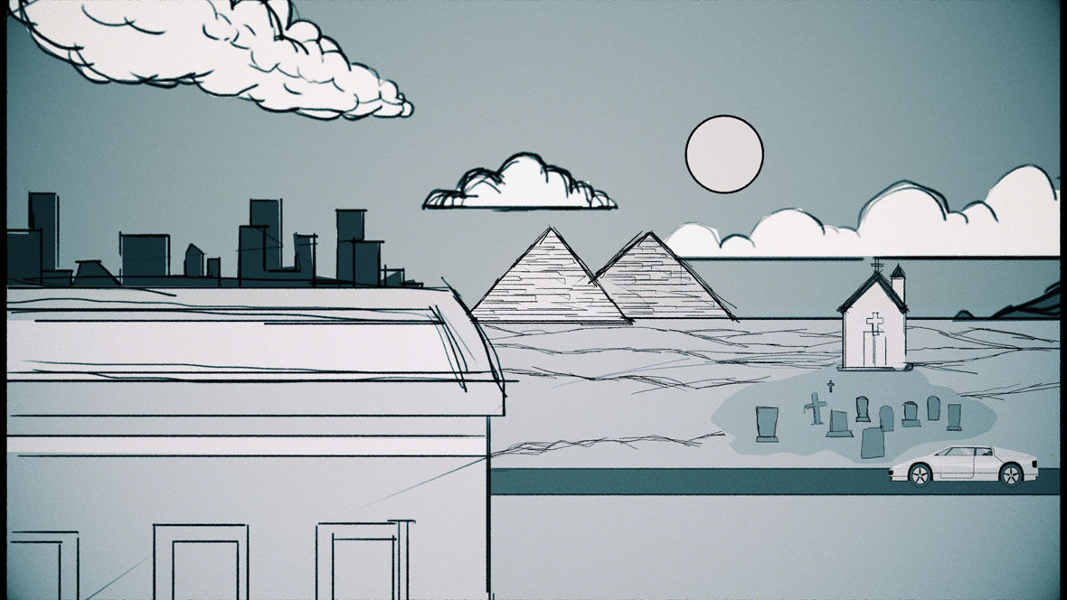 Scene 3.3 Background Layout Sketch