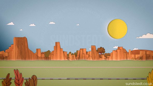 Paper cut-out animation style - Sundstedt Animation