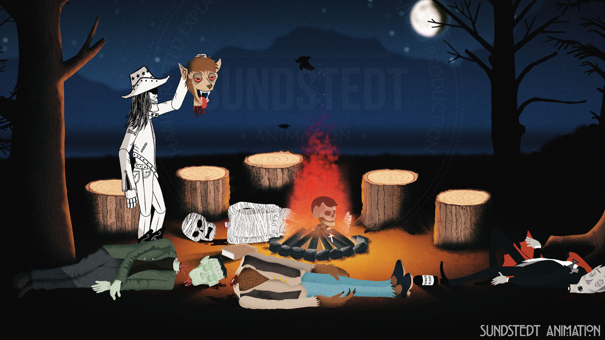 Image 2 from The Wolfman Animated Music Video by Sundstedt Animation