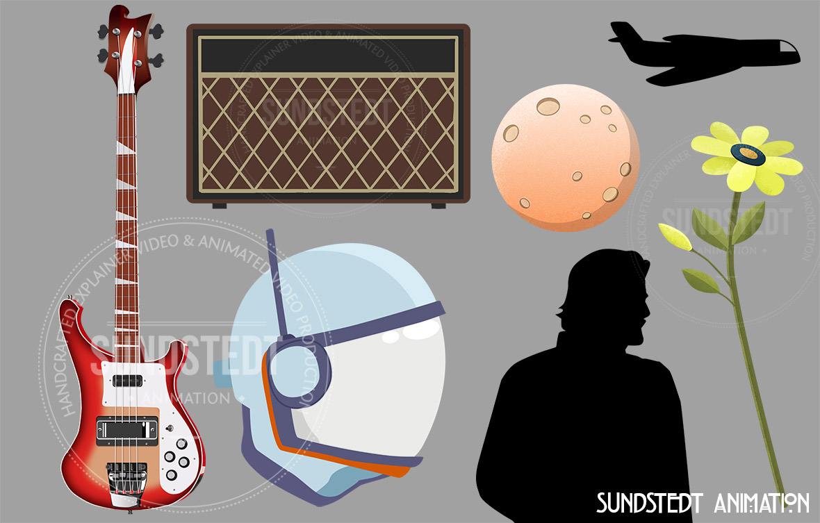 The Big Baloon to the Moon - Behind the Scenes Artwork by Anders Sundstedt