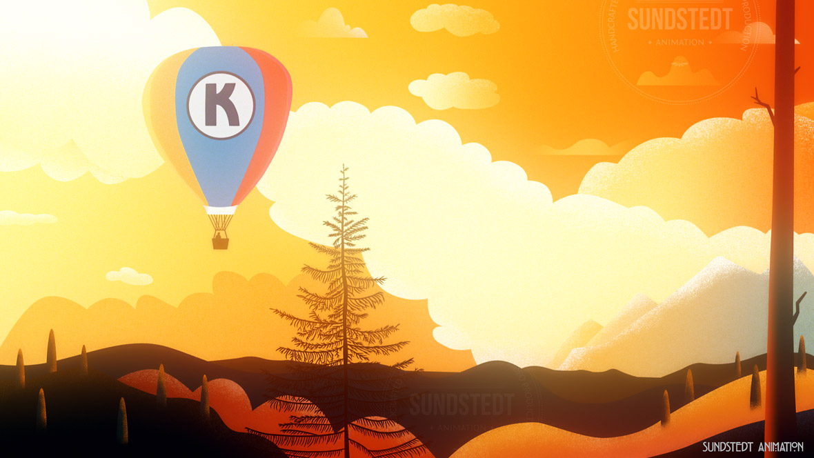 The Big Baloon to the Moon - Behind the Scenes Artwork by Anders Sundstedt 3