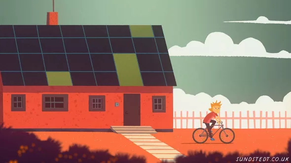 Wonder Music Video by Sundstedt Animation - Bike Scene