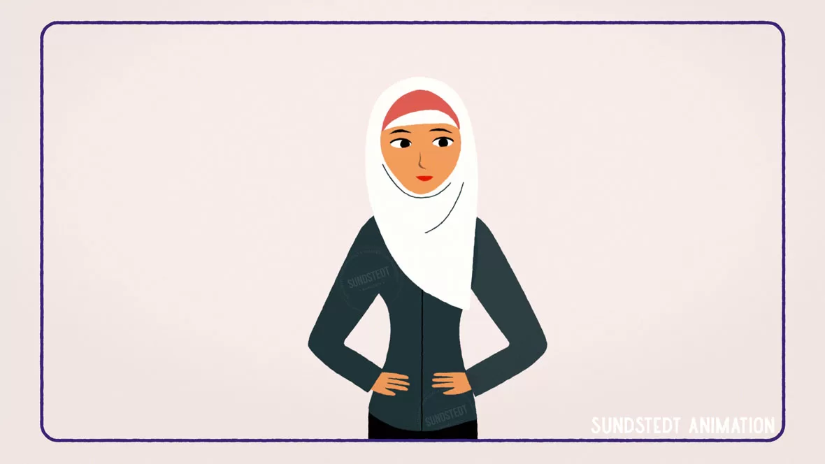 UNISON Scotland Explainer Video - Head Scarf worker