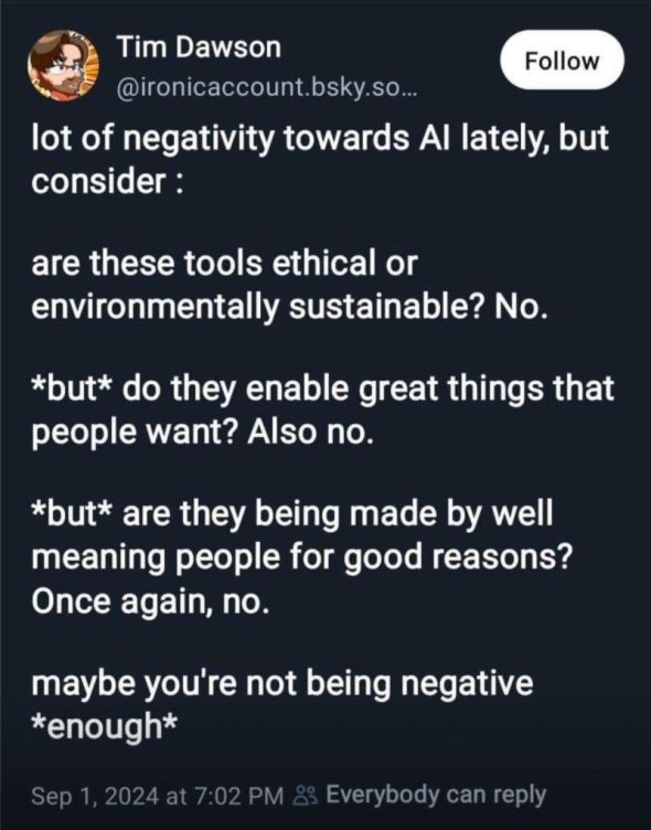 negativity towards GenAI