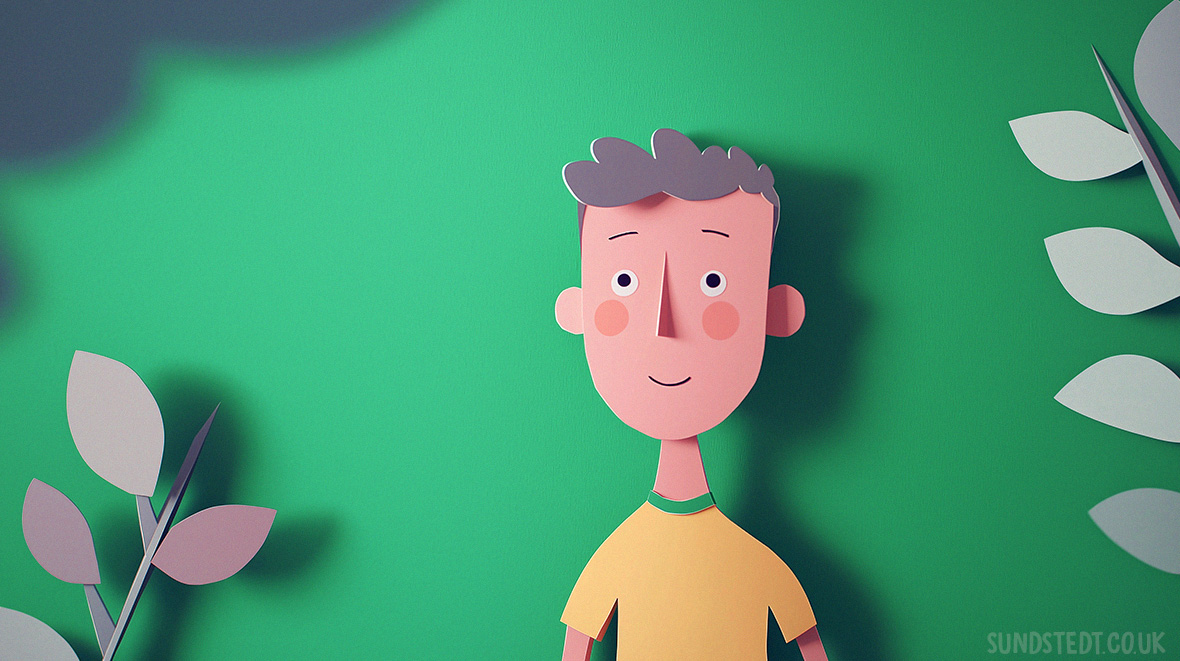 paper cutout animation for social media campaigns